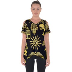 Cut Out Side Drop T-Shirt 
