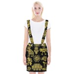 Maya Style Gold Linear Totem Icons Braces Suspender Skirt