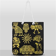 Full Print Rope Handle Tote (Large) 