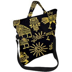 Fold Over Handle Tote Bag 