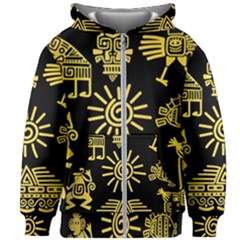 Kids  Zipper Hoodie Without Drawstring 