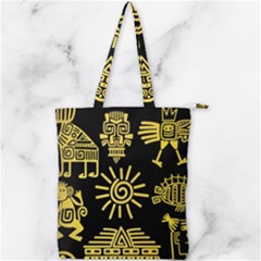 Double Zip Up Tote Bag 