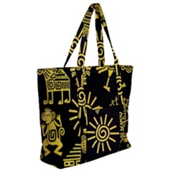 Zip Up Canvas Bag 