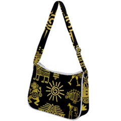 Zip Up Shoulder Bag 