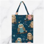 Seamless Pattern Owls Dreaming Classic Tote Bag