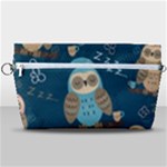 Seamless Pattern Owls Dreaming Handbag Organizer