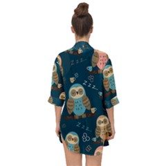 Open Front Chiffon Kimono 