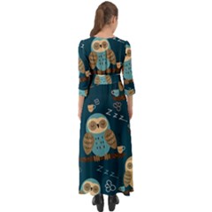 Button Up Boho Maxi Dress 