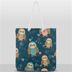 Full Print Rope Handle Tote (Large) 