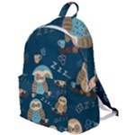 Seamless Pattern Owls Dreaming The Plain Backpack