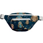 Seamless Pattern Owls Dreaming Fanny Pack