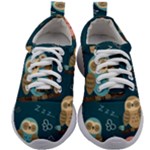 Seamless Pattern Owls Dreaming Kids Athletic Shoes