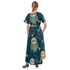 Front Wrap High Low Dress 