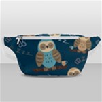 Seamless Pattern Owls Dreaming Waist Bag 