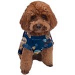 Seamless Pattern Owls Dreaming Dog T-Shirt