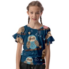 Kids  Cut Out Flutter Sleeves 