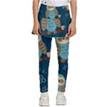 Seamless Pattern Owls Dreaming Kids  Skirted Pants