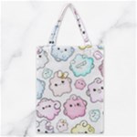 Cute Doodle Cartoon Seamless Pattern Classic Tote Bag