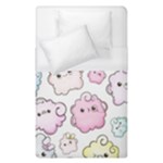 Cute Doodle Cartoon Seamless Pattern Duvet Cover (Single Size)