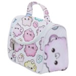 Cute Doodle Cartoon Seamless Pattern Satchel Handbag
