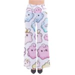 Cute Doodle Cartoon Seamless Pattern So Vintage Palazzo Pants