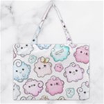 Cute Doodle Cartoon Seamless Pattern Medium Tote Bag