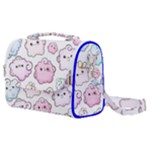 Cute Doodle Cartoon Seamless Pattern Satchel Shoulder Bag
