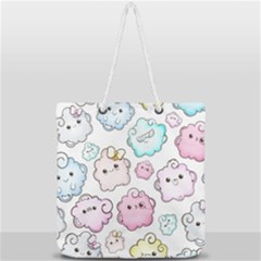 Full Print Rope Handle Tote (Large) 