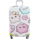 Cute Doodle Cartoon Seamless Pattern Luggage Cover (Large)
