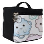 Cute Doodle Cartoon Seamless Pattern Make Up Travel Bag (Small)