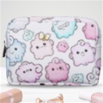 Cute Doodle Cartoon Seamless Pattern Make Up Pouch (Medium)