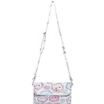 Cute Doodle Cartoon Seamless Pattern Mini Crossbody Handbag