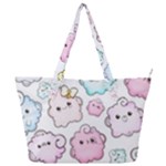 Cute Doodle Cartoon Seamless Pattern Full Print Shoulder Bag