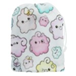 Cute Doodle Cartoon Seamless Pattern Drawstring Pouch (3XL)