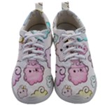 Cute Doodle Cartoon Seamless Pattern Mens Athletic Shoes