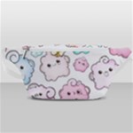 Cute Doodle Cartoon Seamless Pattern Waist Bag 