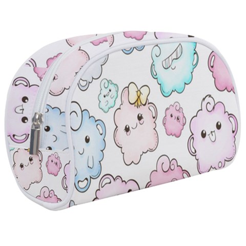 Cute Doodle Cartoon Seamless Pattern Make Up Case (Medium) from ArtsNow.com