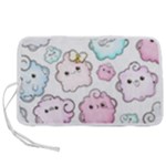 Cute Doodle Cartoon Seamless Pattern Pen Storage Case (S)