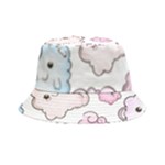 Cute Doodle Cartoon Seamless Pattern Bucket Hat