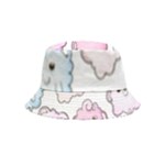 Cute Doodle Cartoon Seamless Pattern Bucket Hat (Kids)
