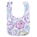 Cute Doodle Cartoon Seamless Pattern Baby Bib