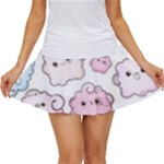 Cute Doodle Cartoon Seamless Pattern Women s Skort