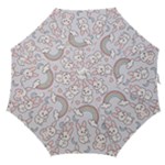 Seamless Pattern With Cute Rabbit Character Straight Umbrellas