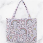 Seamless Pattern With Cute Rabbit Character Mini Tote Bag
