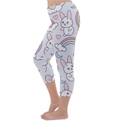 Capri Winter Leggings Back Capri Winter Leggings Back
