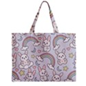 Zipper Mini Tote Bag 