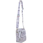 Seamless Pattern With Cute Rabbit Character Shoulder Strap Belt Bag