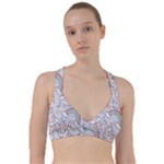 Seamless Pattern With Cute Rabbit Character Sweetheart Sports Bra