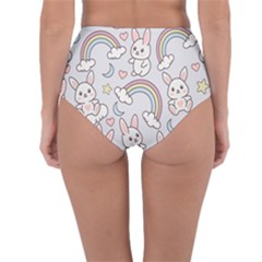 Reversible High-Waist Bikini Bottoms 