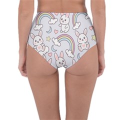 Reversible High-Waist Bikini Bottoms 